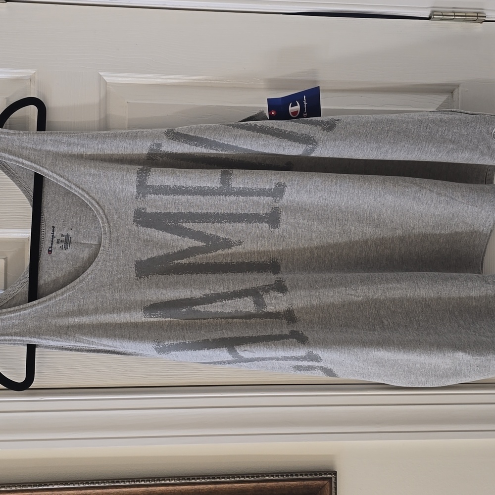 CHAMPION BRAND SIGNATURE MENS BIG AND TALL GRAY TANK TOP SIZE 2XL